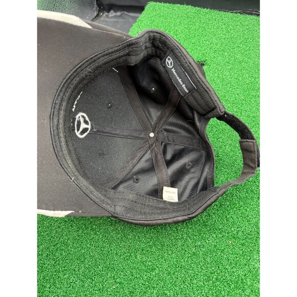 MERCEDES BENZ Hat Cap Strapback Black Performance Adjustable - Picture 4 of 6